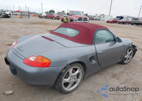 2002 Porsche Boxster S z USA, uszkodzony, nr VIN WP0CB29822U660564